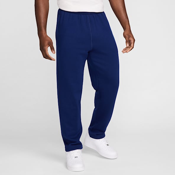 Nike modern fleece pants blue top